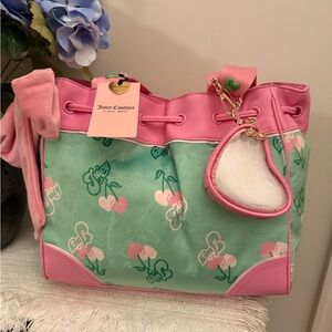 Juicy Couture Retro Juicy Cherry Tote Bag